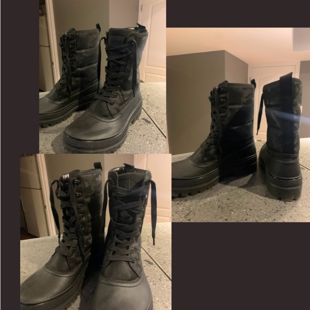 Black Combat Boots